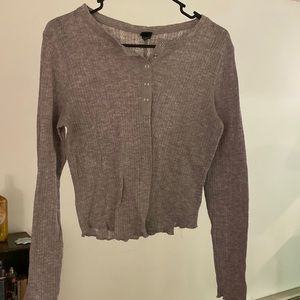 Long sleeve button up shirt. Large.